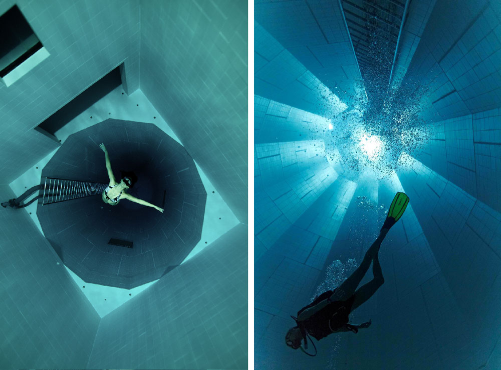 deepest scuba pool